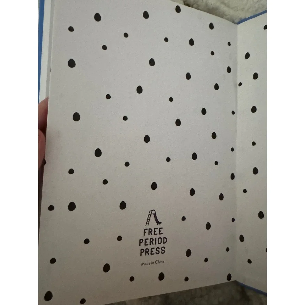 Free Period Press Self Care Journal Guided Wellness Hardcover Blue